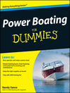 Power Boating For Dummies®